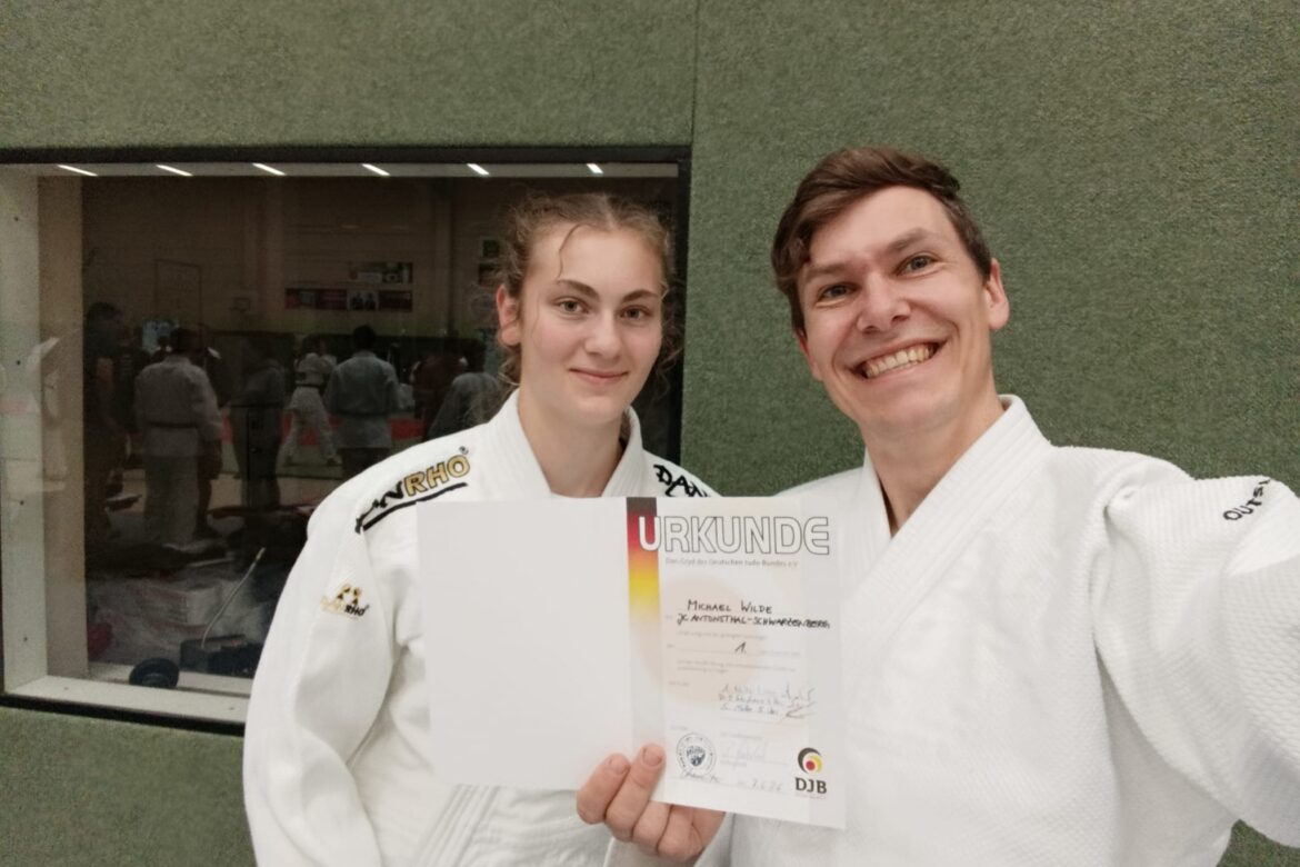 Gratulation zum 1. Dan